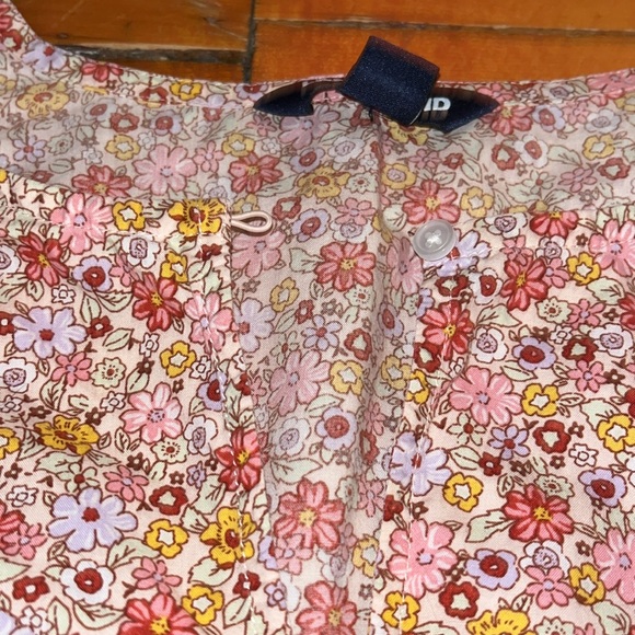 Land’s End size large floral peasant top pink flowers and cotton oversized - Picture 5 of 8
